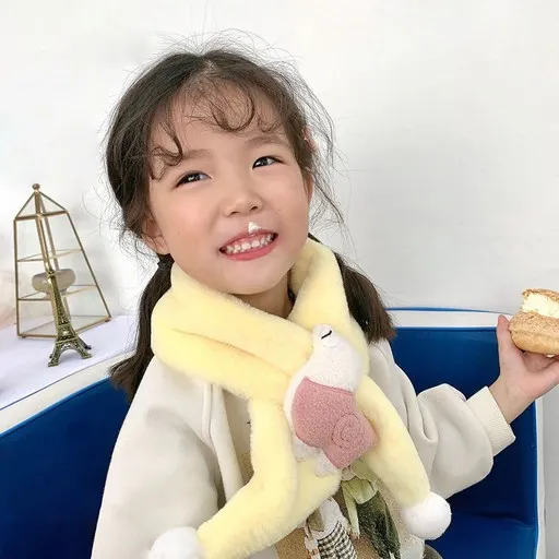 베베니즈 아동용 입체양 방울목도리