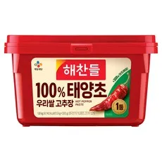 해찬들 100% 태양초 우리쌀 고추장, 1.8kg