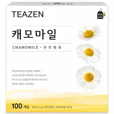 티젠 캐모마일차 티백, 1g, 100개입, 1개