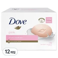 도브 뷰티바 핑크 비누, 75g
