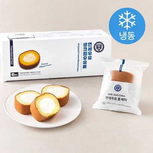 연세우유 생크림 우유롤 (냉동)