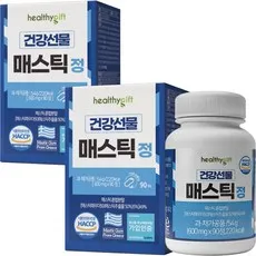 건강선물 매스틱 정 식약처 HACCP 인증 600mg, 54g, 2개