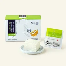 한둘 명인이 국산콩으로 만든 한끼 두부 부침용, 120g