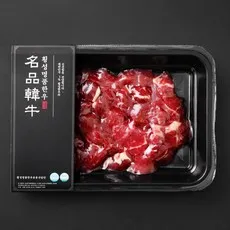 횡성명품한우 횡성한우 1+등급 국거리용 (냉장), 180g