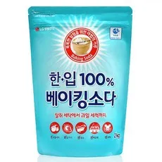 [비건라이프] 한입 100% 베이킹소다 알파 다목적세제, 2kg