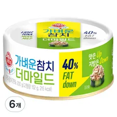 오뚜기 가벼운참치 더마일드, 100g