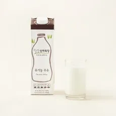 상하목장 유기농 인증 우유, 900ml