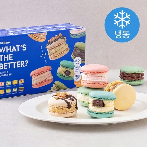 널담 마카롱 감동세트 8종 (냉동), 50g