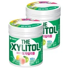 오리온 깔끔한 더 자일리톨, 102g, 2개