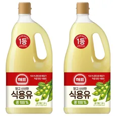 해표 콩기름 식용유, 1.8L