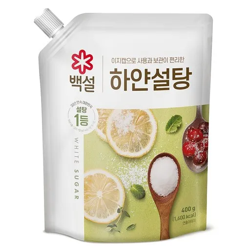 백설 하얀설탕, 400g, 2개