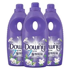 다우니 고농축 섬유유연제 화이트티와 릴리 본품, 1.05L, 3개