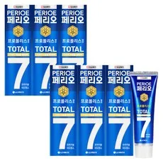 페리오 토탈7프로 오리지널 어드밴스 치약, 120g