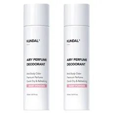 쿤달 에어리퍼퓸 데오드란트 스프레이 베이비파우더향, 150ml