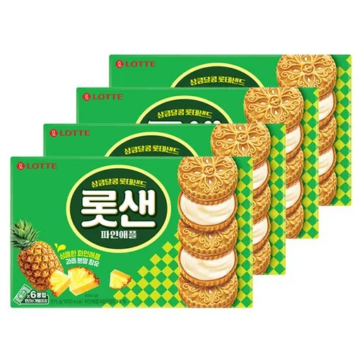 롯데 롯데샌드 파인애플 105g