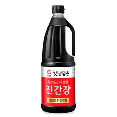청정원 두번달여 더 진한 진간장, 840ml