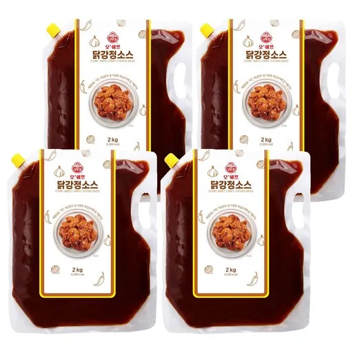 오뚜기 오쉐프 닭강정소스, 2개, 2kg