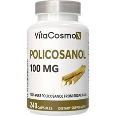 VitaCosmoX 비타코스모 폴리코사놀 옥타코사놀 고함량 100mg 베지캡슐, 1개, 240정
