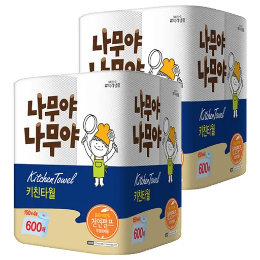 나무야나무야 천연펄프 키친타올