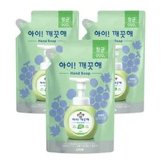 아이깨끗해 항균 폼 핸드솝 리필형 청포도, 450ml