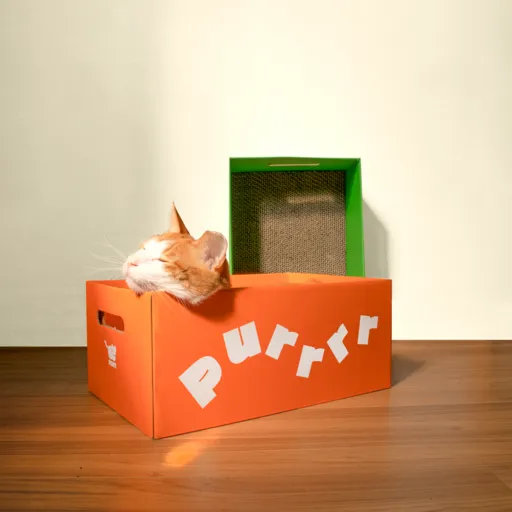 차즈마켓 grrrr 고양이 박스 스크래쳐 하우스