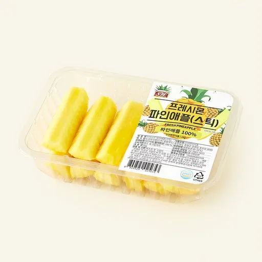 프레시몬 컷팅 파인애플 스틱, 1kg