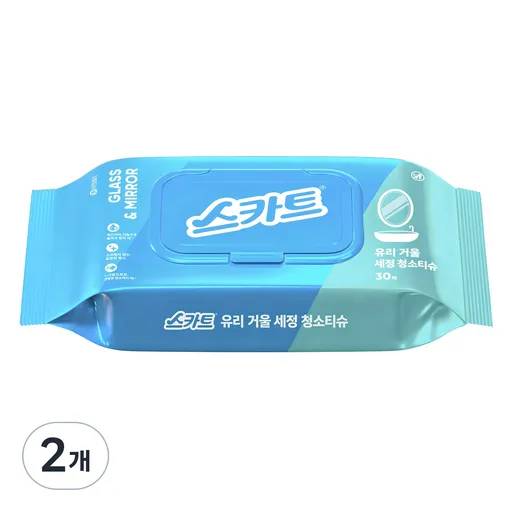 스카트 유리 거울 세정 청소티슈