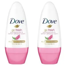 도브 석류 앤 레몬 버베나 향 롤온 데오드란트, 40ml, 2개