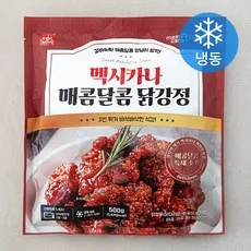 멕시카나 매콤달콤 닭강정 (냉동), 500g