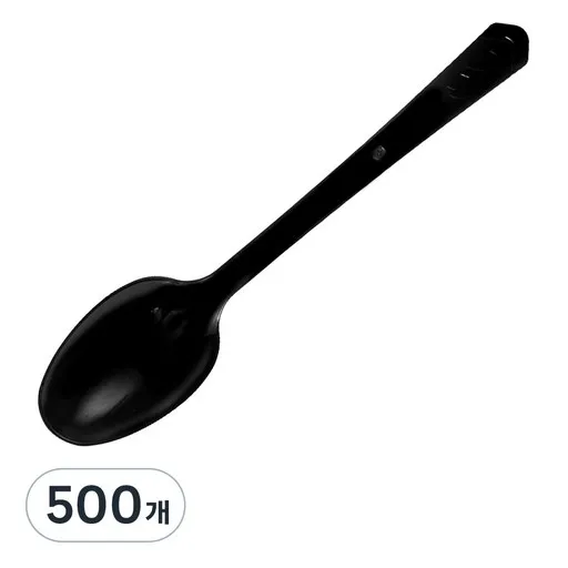 코멧 일회용 숟가락 블랙