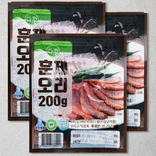 [로켓프레시] 다향 훈제오리