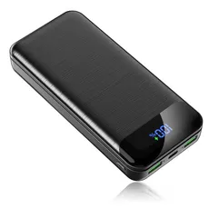 KLIFE 대용량 고속충전 보조배터리 20000mAh 퀵차지 3.0 PD 22.5W LCD 잔량표시, 화이트, PD-Q2