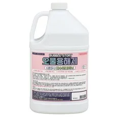 버블 스토리 오물용해제 하수구클리너 배수구클리너 세면대 오물분해제, 4L, 1개