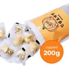 인생호박엿 수제 콩가루 호박엿 전통 간식 200g