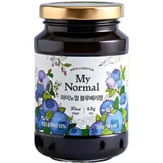 마이노멀 저당 저칼로리 블루베리잼, 320g
