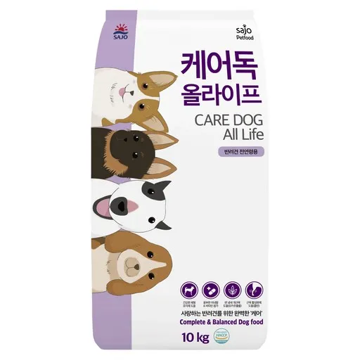 사조동아원 전연령용 케어독 올라이프 건식사료