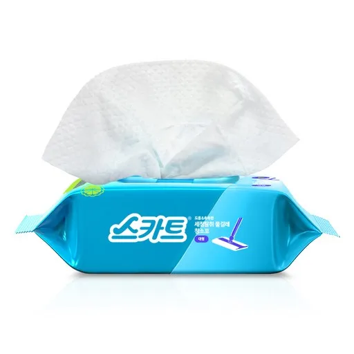 스카트 도톰 촉촉한 세정탈취 물걸레 청소포 25매