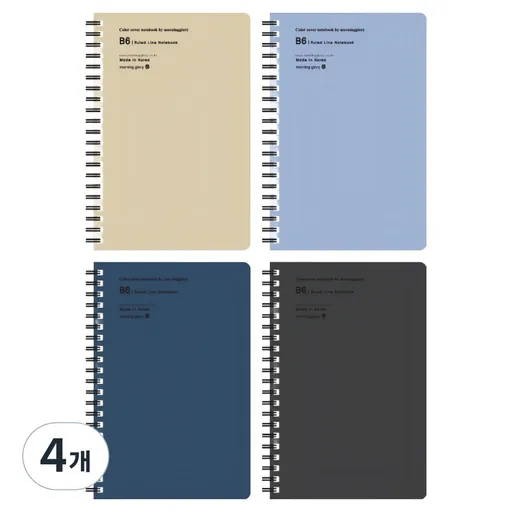 모닝글로리 합지컬러 스프링노트 32절 좌철, 2개, 랜덤발송