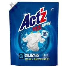 액츠 퍼펙트 실내건조 드럼용 액상세제 본품, 2L