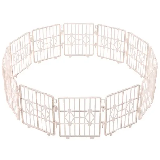 탐사 반려동물 분리형 울타리 펜스 12pcs, 아이보리, 12개