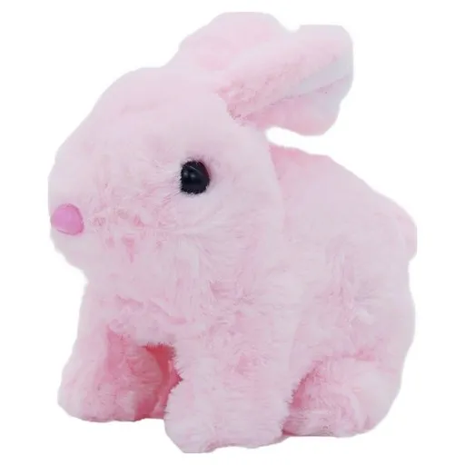 토이토 움직이는 토끼 동물인형, 16cm, 토끼 핑크
