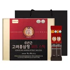 정원삼 6년근 고려홍삼정 365 스틱 선물세트 + 쇼핑백, 300g, 1개