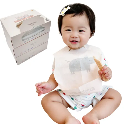 벨베이비 유아용 일회용 턱받이 상자팩