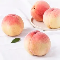 GAP 인증 소백산 여우숲 당도선별 아삭한 복숭아, 1개, 1.1kg(4입)
