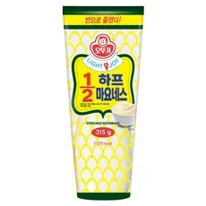 오뚜기 LIGHT & JOY 1/2 하프 마요네스, 315g