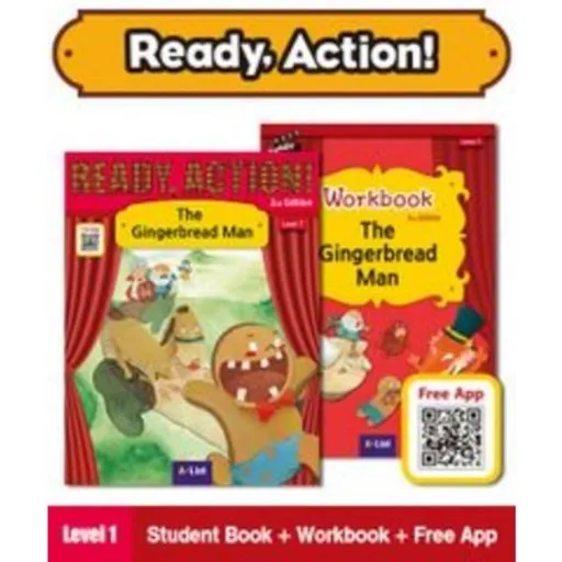 Ready Action Level 1: The Gingerbread Man SB+WB (with QR)