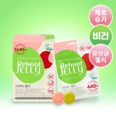 리부트 프로바이오틱스 무설탕 유산균 건강 젤리, 27g