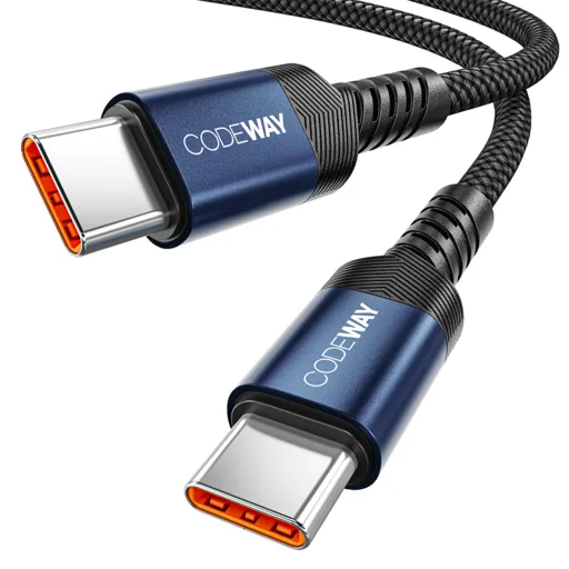 코드웨이 PD 60W C to C타입 초고속 충전케이블, 1.2m, 블루