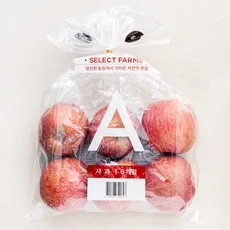 셀렉트팜 GAP 인증 A 사과, 1kg(소과, 6입)