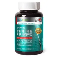 뉴트리디데이 프리미엄 칼슘 마그네슘 아연 비타민D, 90정, 1개